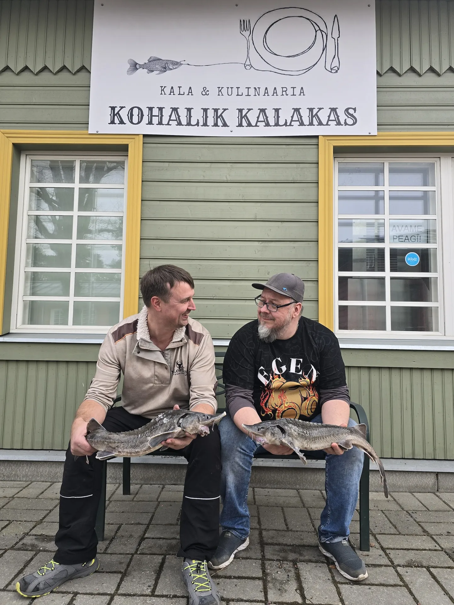 Fotol vasakult Kohalik Kalakas omanik Toomas Viidebaum ja peakokk Priit Toomits.