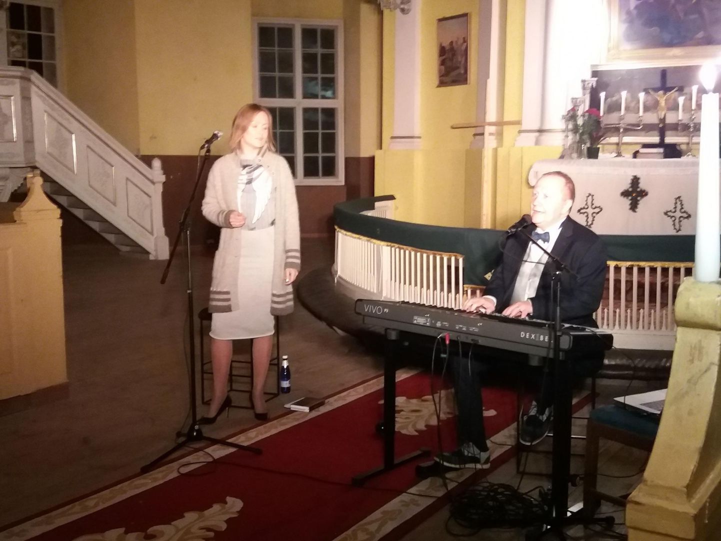 Inga ja Toomas Lunge heategevuskontsert hingedepäeval Valga Jaani kiriku toetuseks