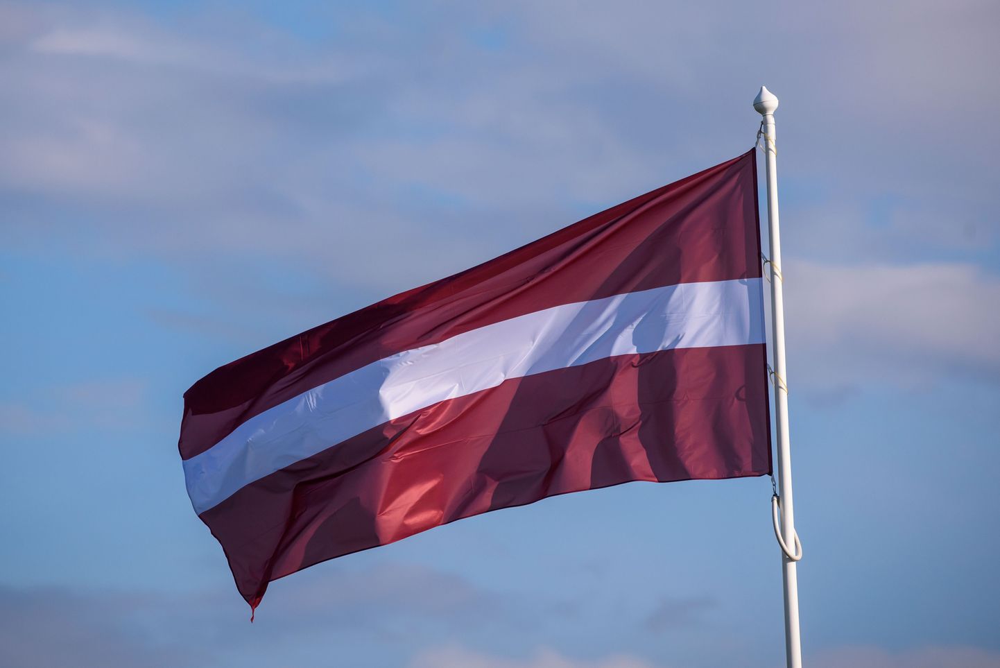 Läti lipp. Foto on illustratiivne.