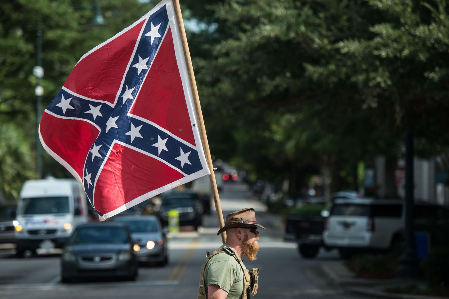 Konföderatsiooni lipp Lõuna-Carolinas.