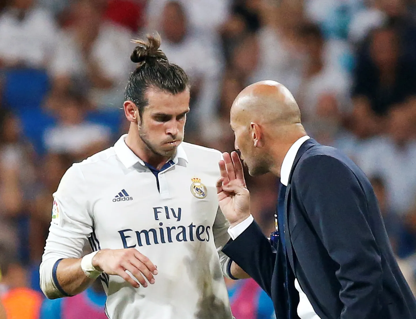 Gareth Bale ja Zinedine Zidane.