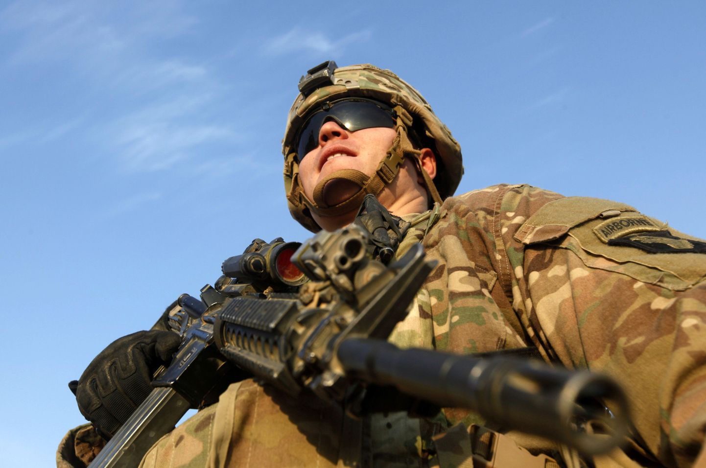 Ameerika sõdur Iraagis.