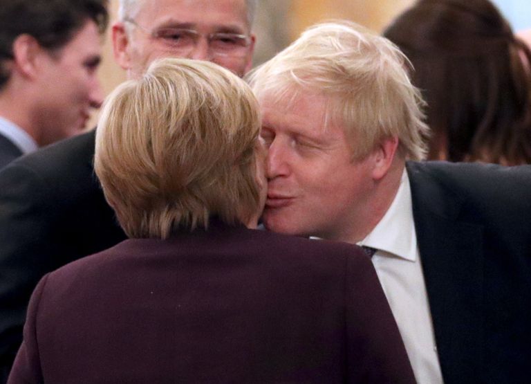 Angela Merkel ja Boris Johnson