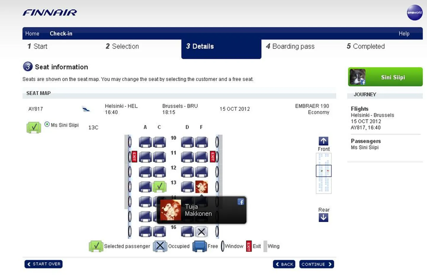 Finnair pakub võimalust oma tulevaste reisikaaslastega enne tuttavaks saada.