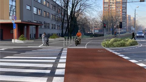 Rīgas dome podprla zmanjšanje sečnje dreves za gradnjo kolesarske poti