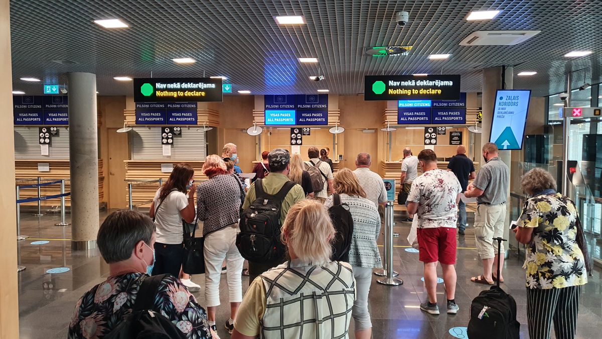 Dokumendikontroll Riia lennujaamas