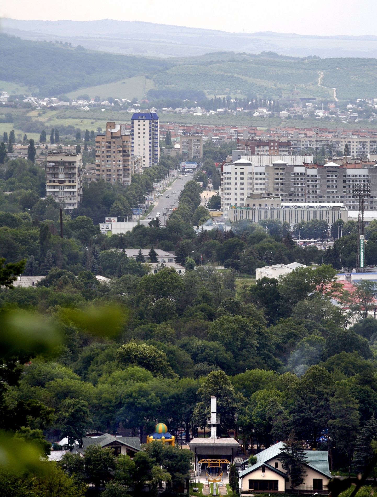 Vaade Kabardi-Balkaaria pealinnale Naltšikile.