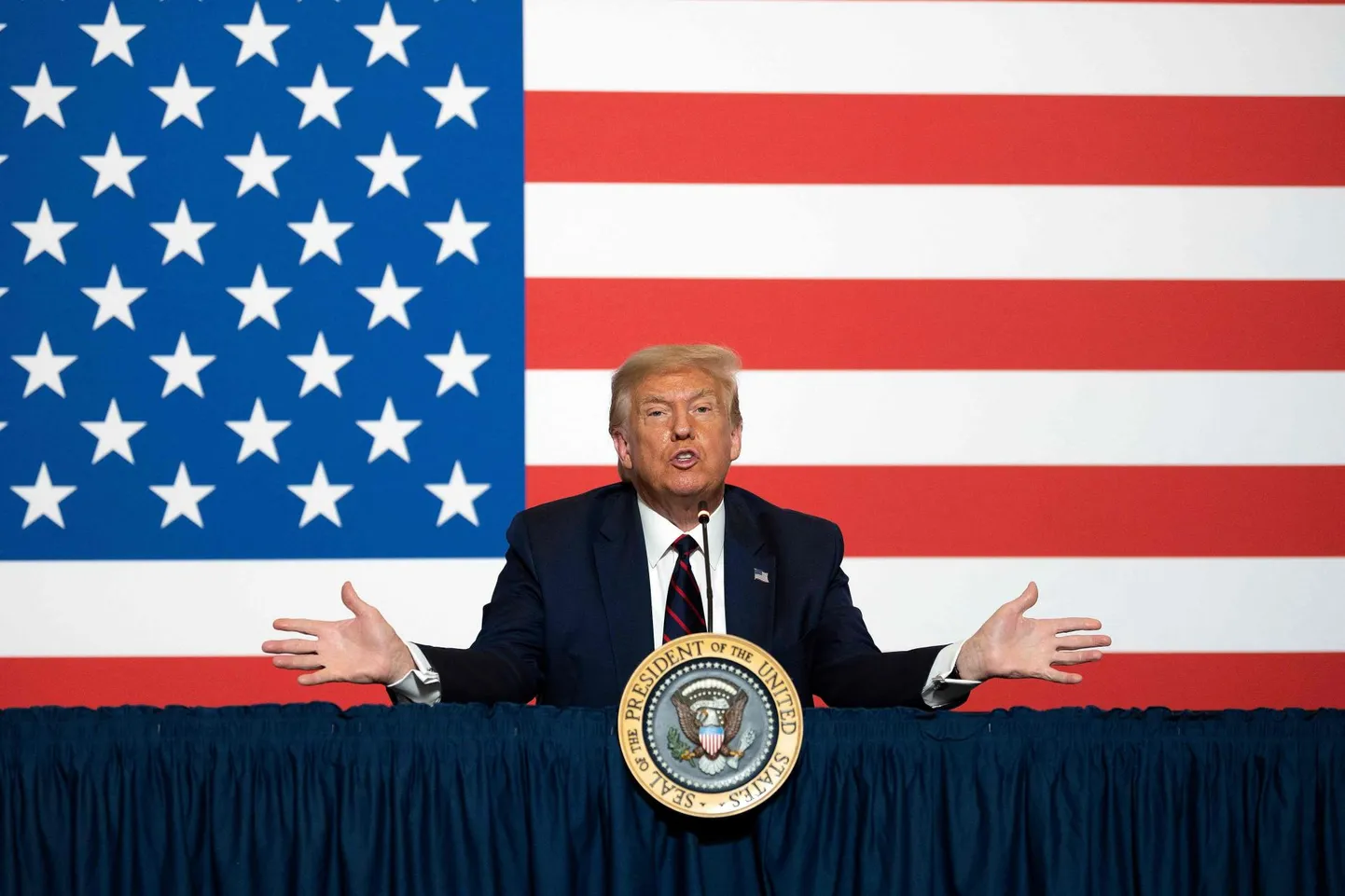 USA president Donald Trump.