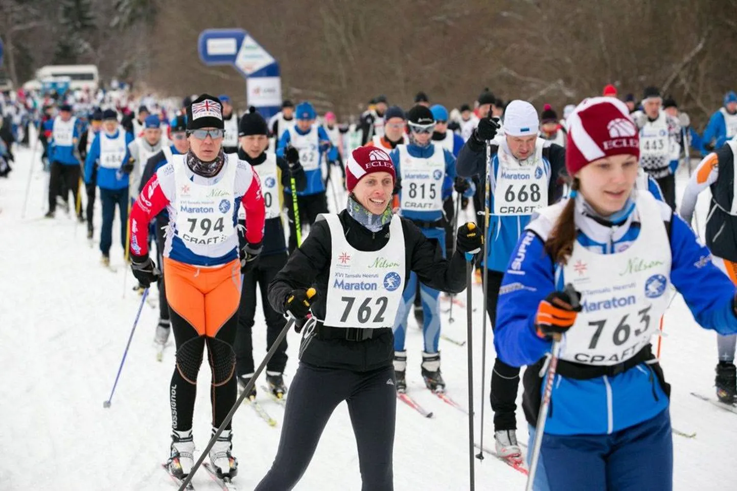 Stardis ei osanud Mariel Gregor (762) eesootavaid katsumusi veel karta ja nägu on naerul.