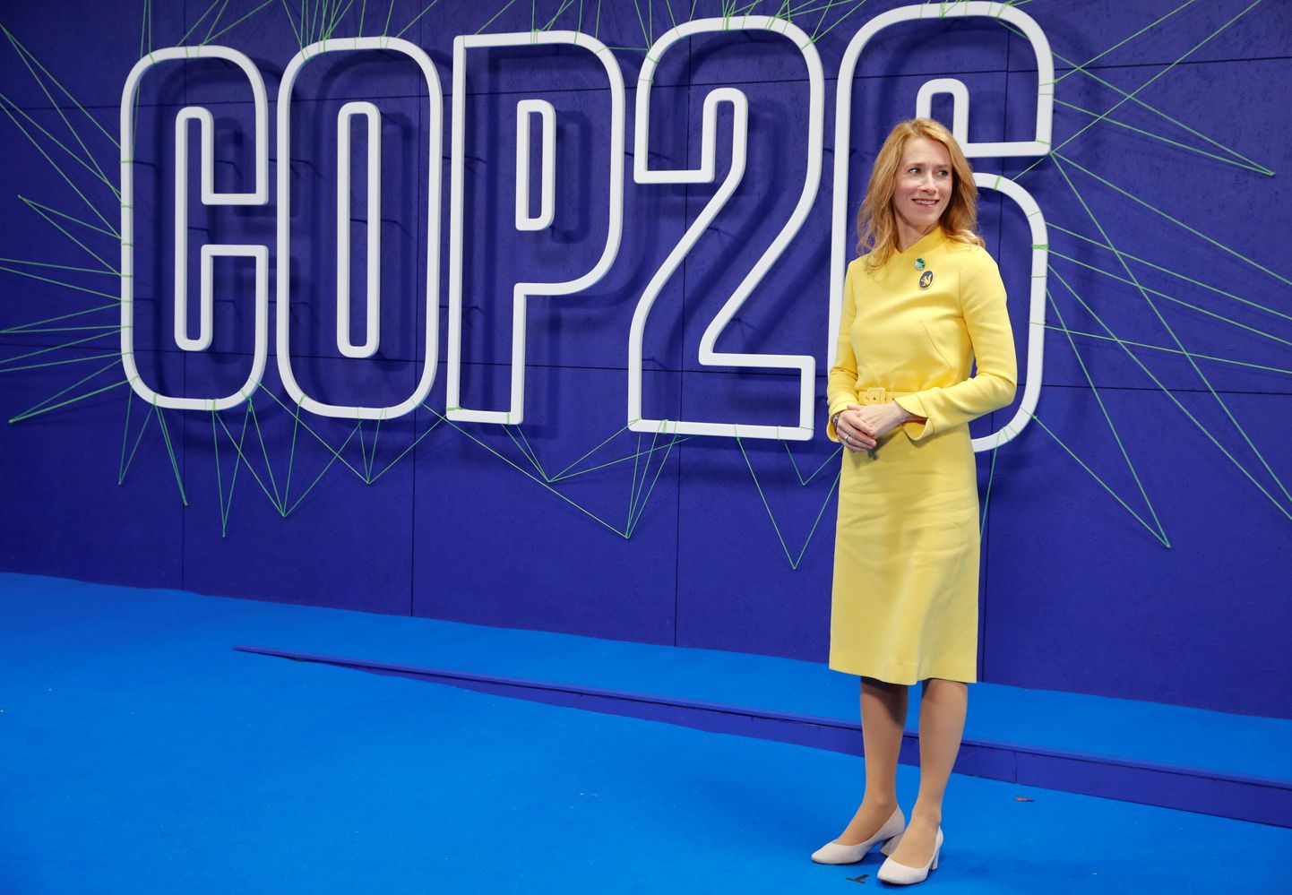 Peaminister Kaja Kallas COP26 kliimakonverentsil Glasgows.