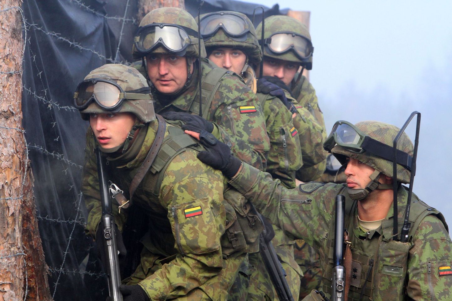 Leedu sõdurid 2012. aastal rahvusvahelisel õppusel, kus osalesid ka Poola ja Ukraina.