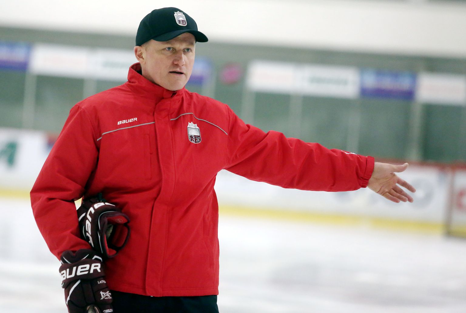 Latvijas U-20 hokeja izlases galvenais treneris Artis Ābols