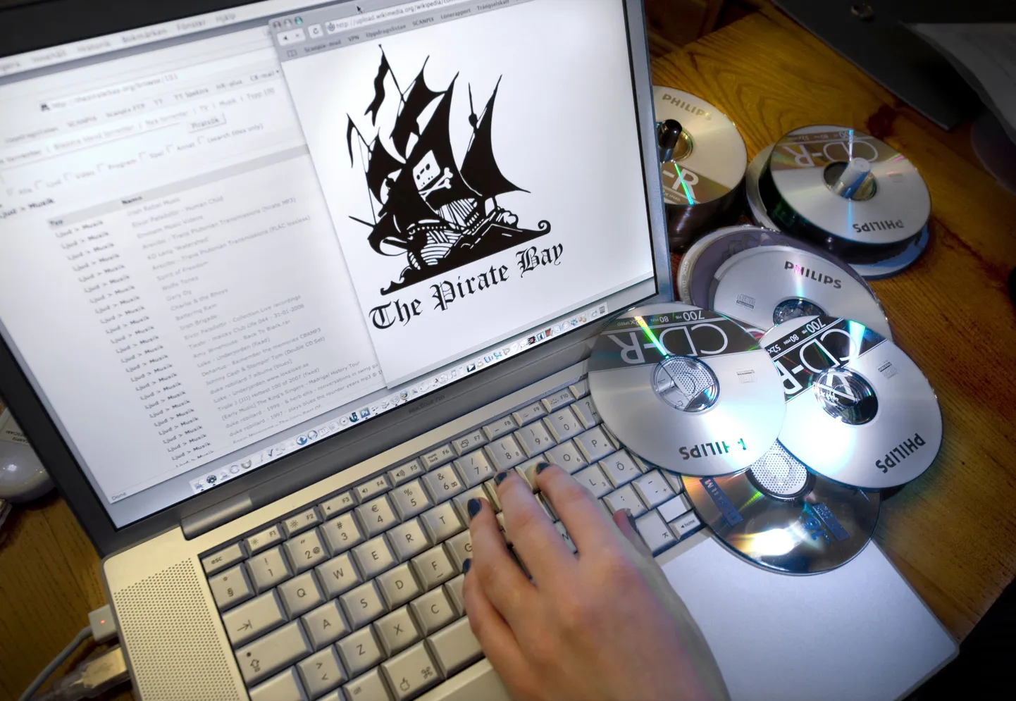 Illegaalne failivahetuskeskkond The Pirate Bay.