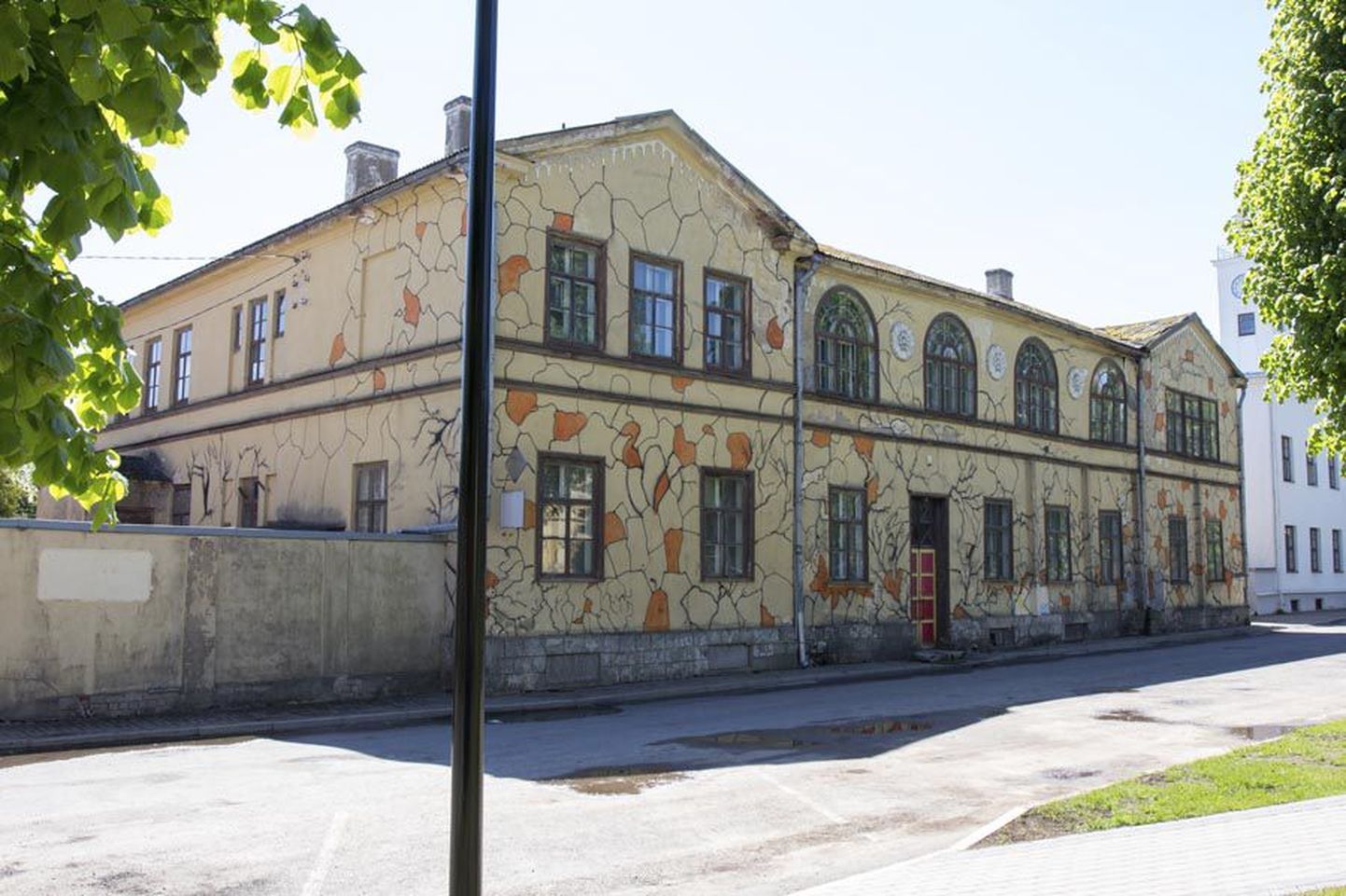 Paar aastat tagasi prooviti Viljandisse Linnu tänavale endisesse koolimajja rajada kunstimuuseumi. Nüüd on hoone seinad kunstiga kaetud.