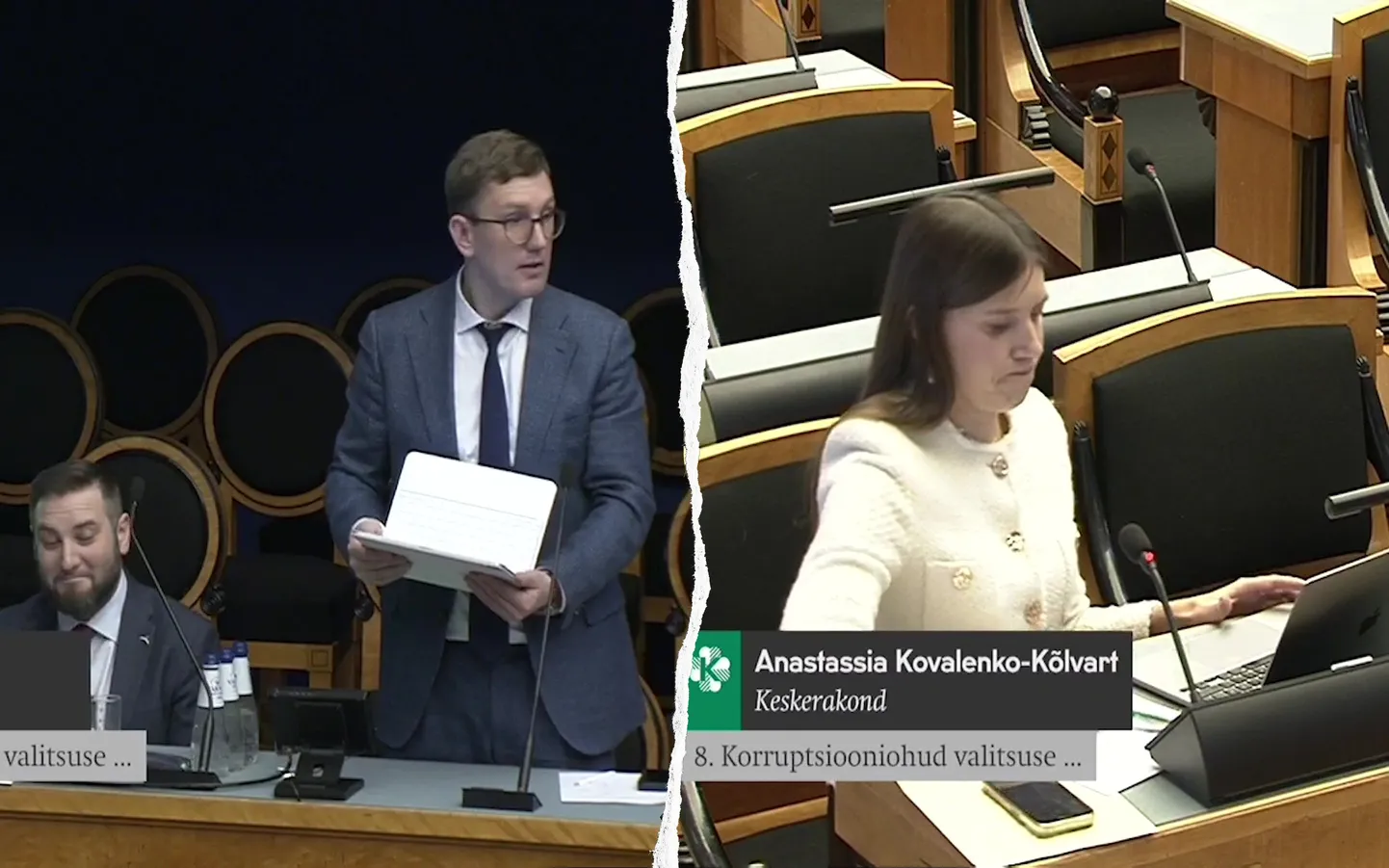 Kollaažil Kristen Michal ja Anastassia Kovalenko-Kõlvart.