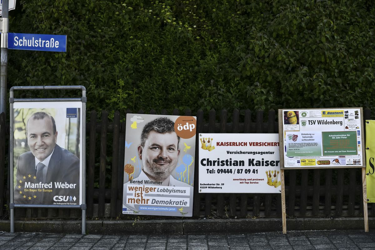 Реклама европейских выборов 2019 года в Германии.