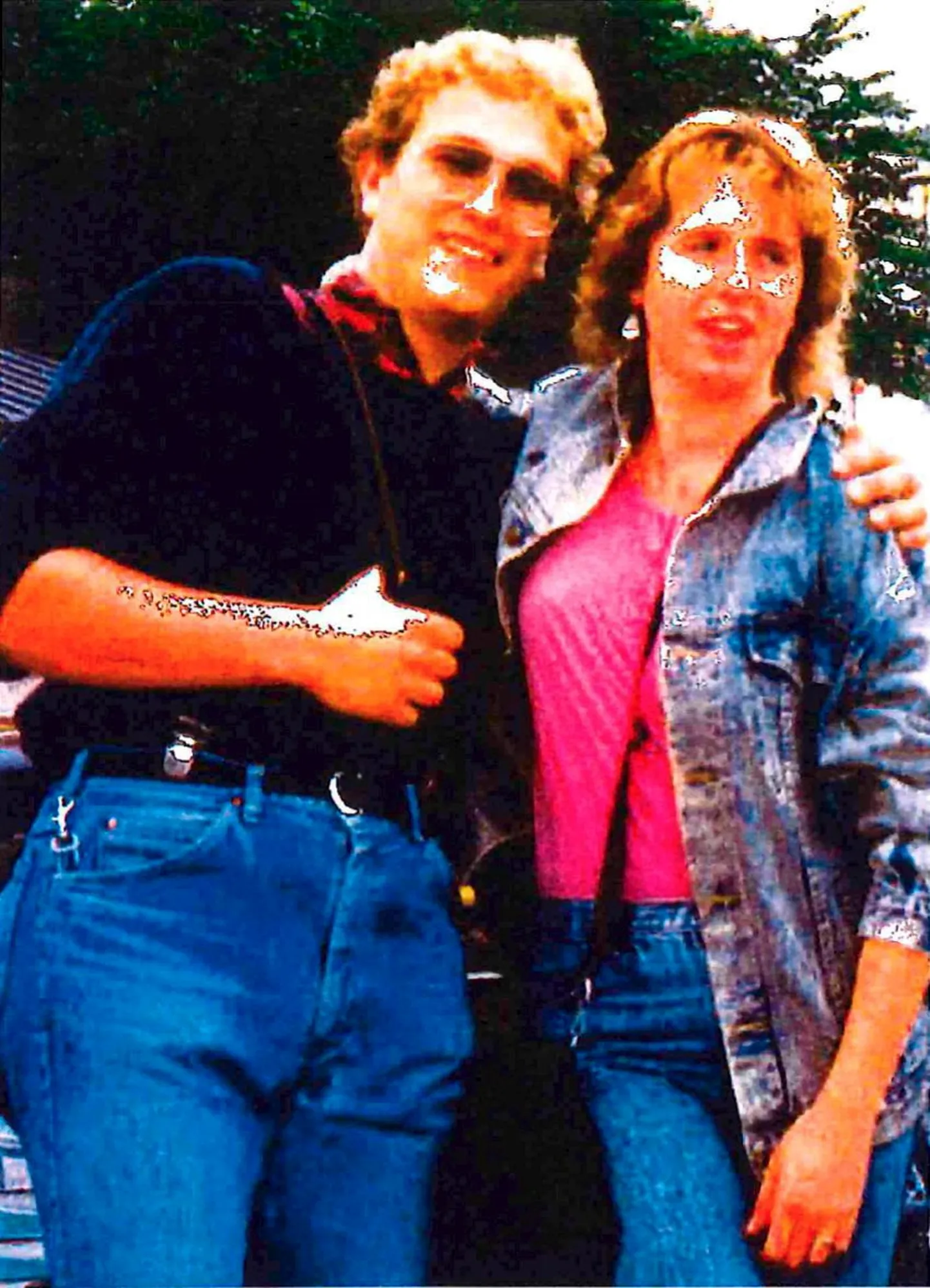 Sakslased Klaus Schelke ja Bettina Taxis 1987. aasta suvel.