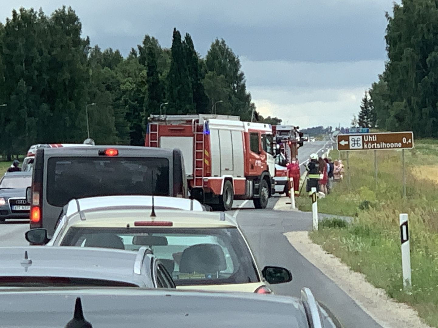 Liiklusõnnetus Uhti külas.