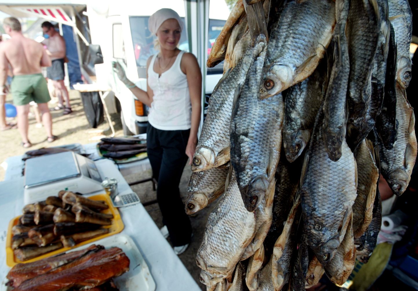 Kalevipoja kala-ja feefestivali laadal on erinevalt tavapärasest rohkem kalalette.
