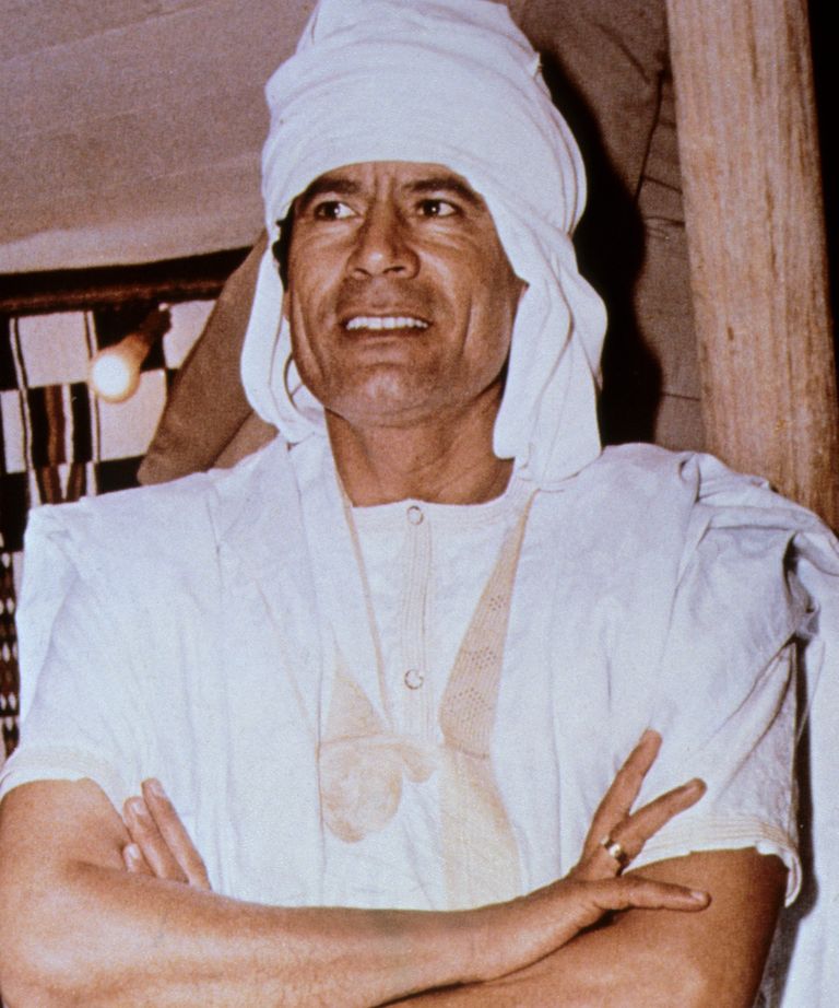 Liibüa liider Muammar Gaddafi
