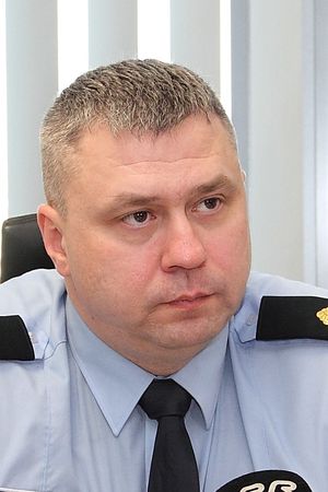 Руководитель Нарвского отделения полиции Сергей Андреев.