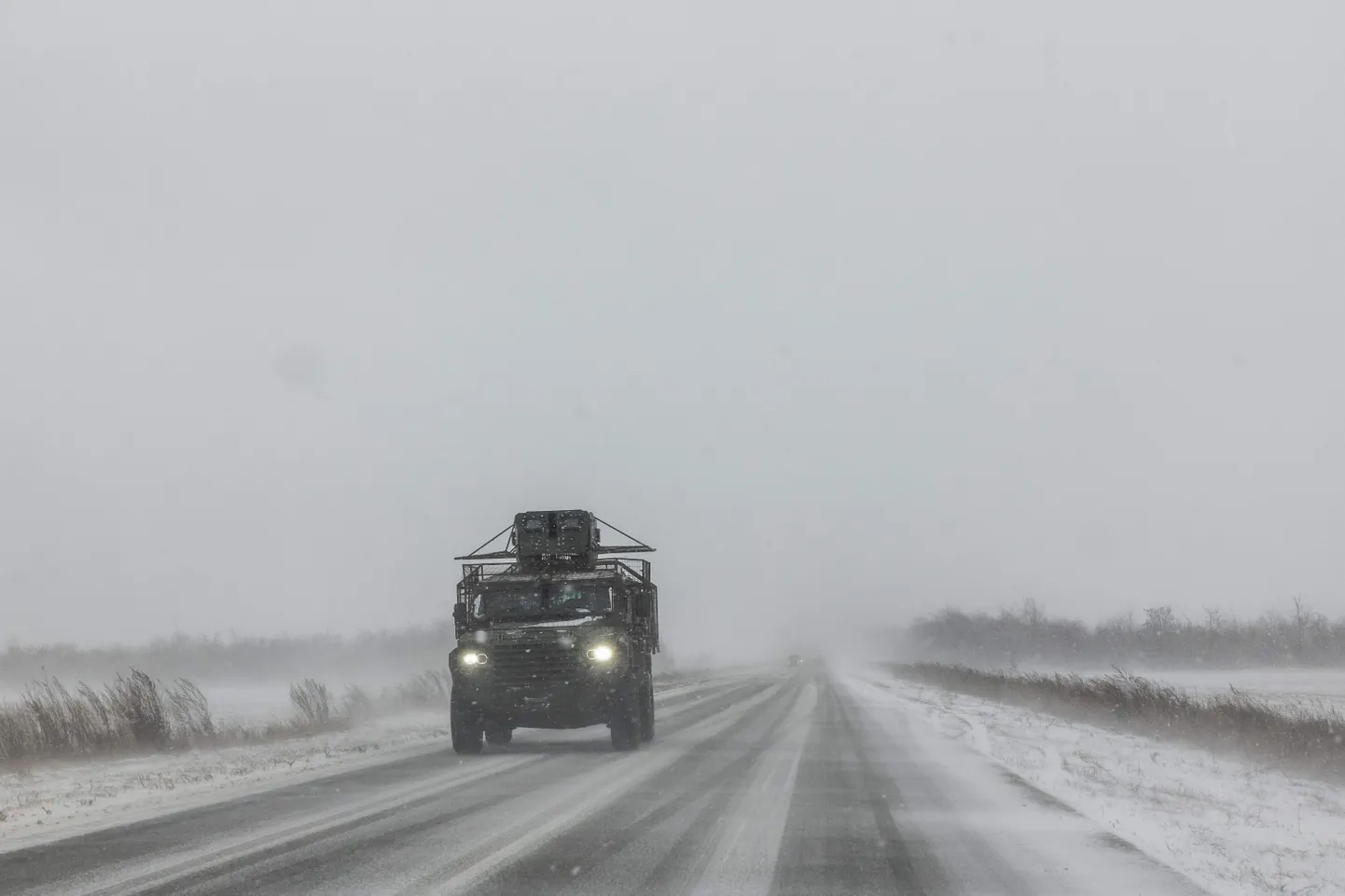 Ukraina sõjaväemasin Donetski oblastis.