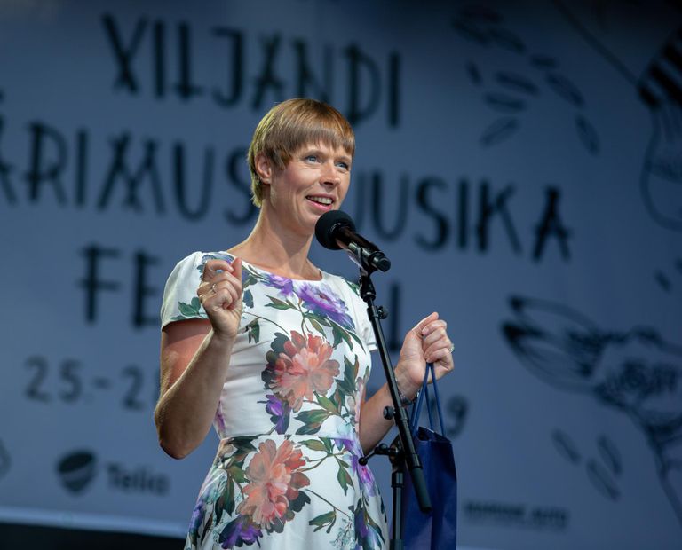 Vabariigi presidendi Kersti Kaljulaidi jaoks on sümpaatsed nii festivali põhimõtted kui ka muusika, eriti Puuluup.