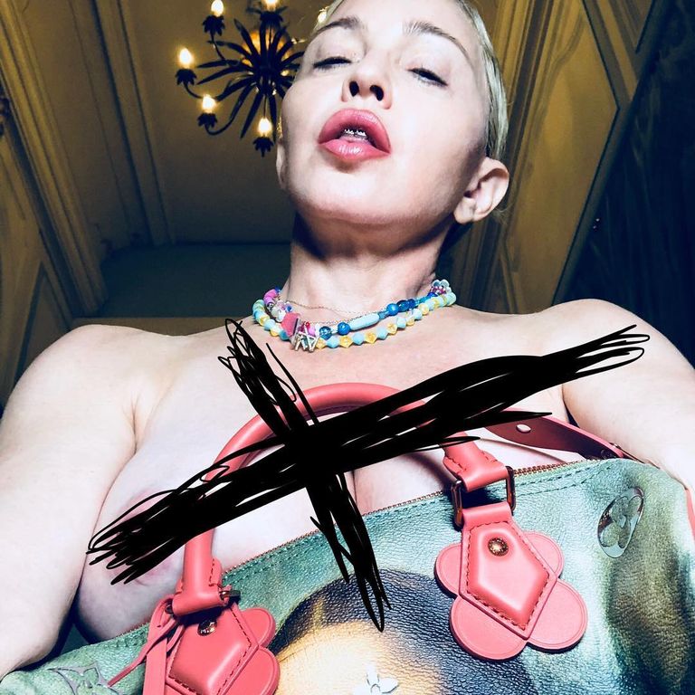 Madonna õrritab selfiega