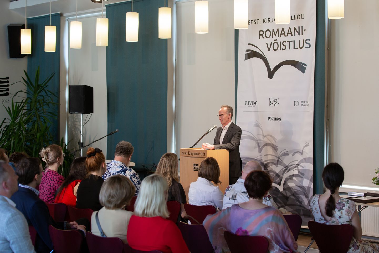 Eesti Kirjanike Liidu romaanivõistluse parimate auhindamine 2023. aastal.