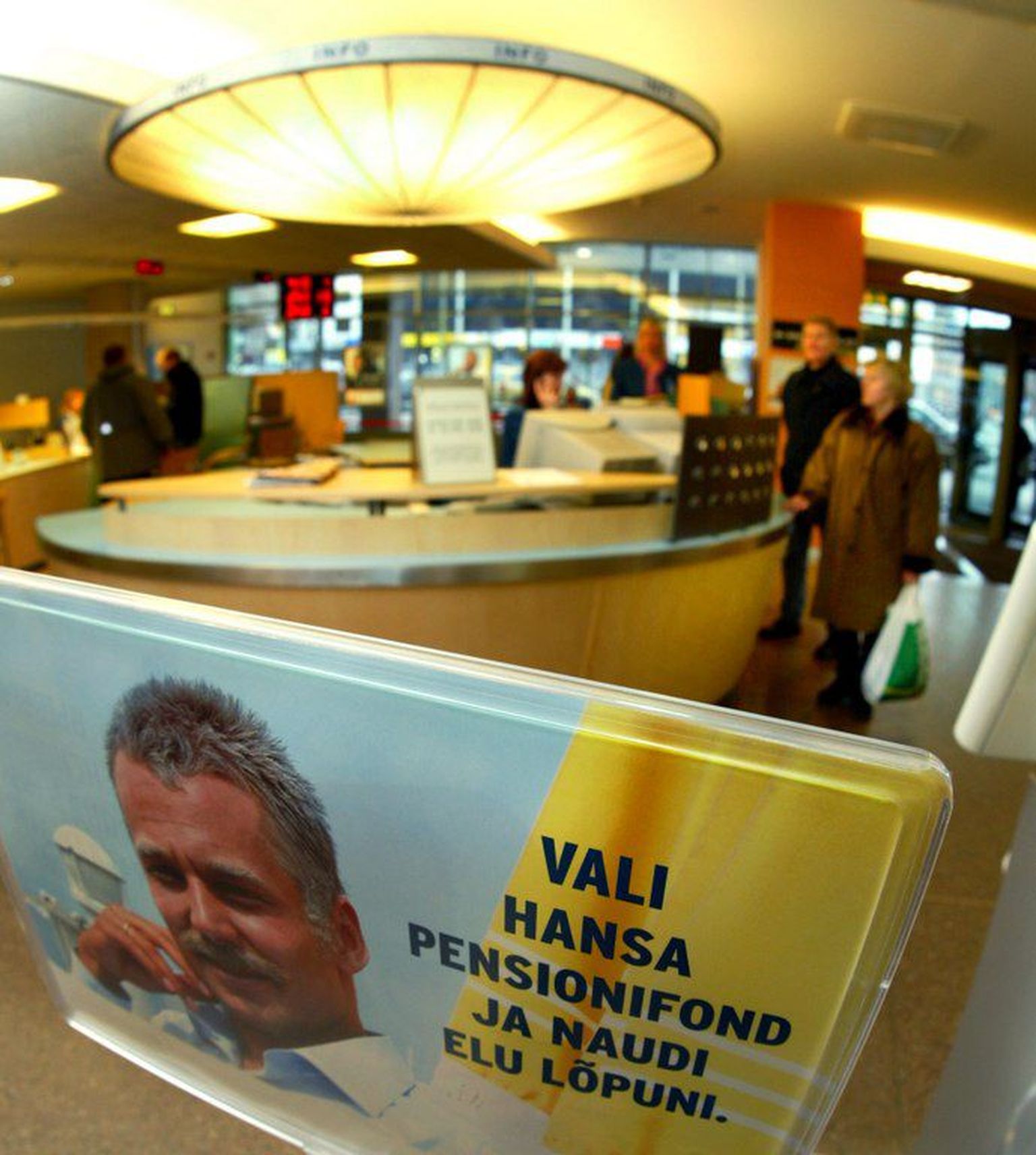 Hansapanga pensionifondi reklaam aastast 2003. .