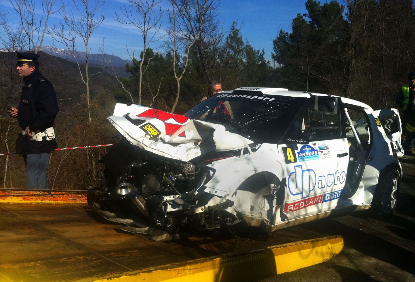 Robert Kubica auto pärast 2011. aasta avariid