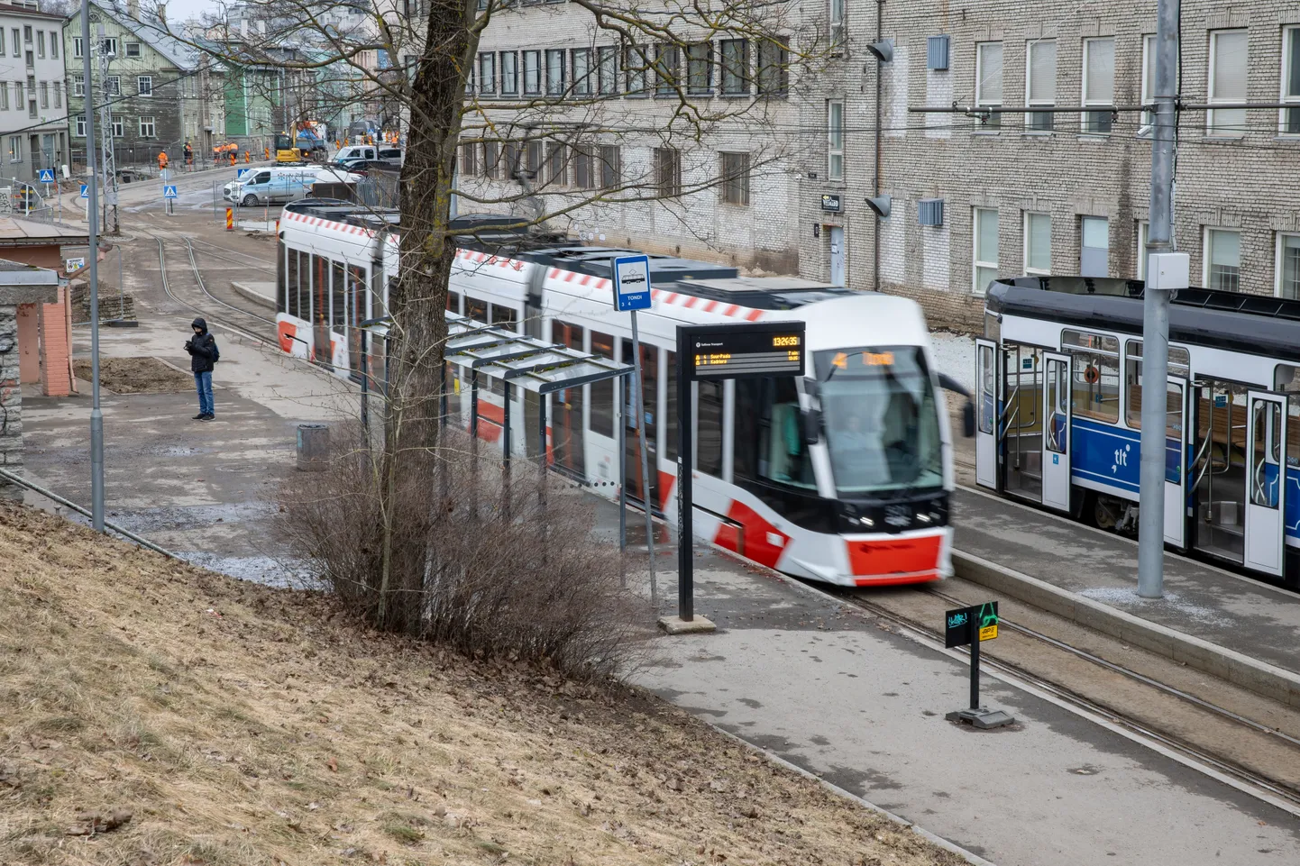 Tallinna trammiliiklus. Foto on illustratiivne.