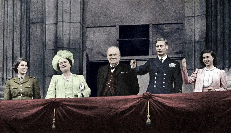 VE Day в Лондоне, 8 мая 1945 год
