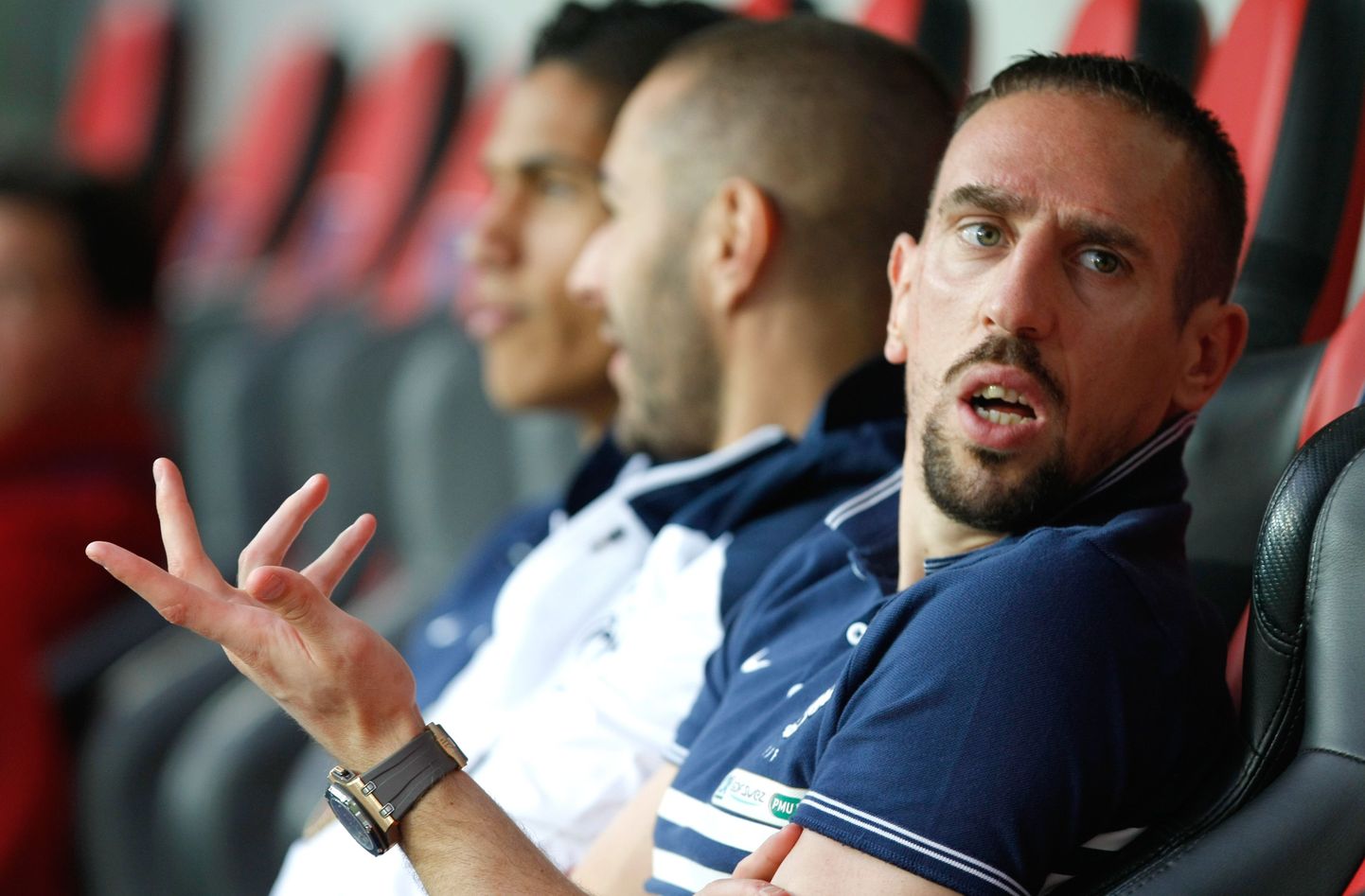 Franck Ribery veetis viimase koondisemängu pingil.