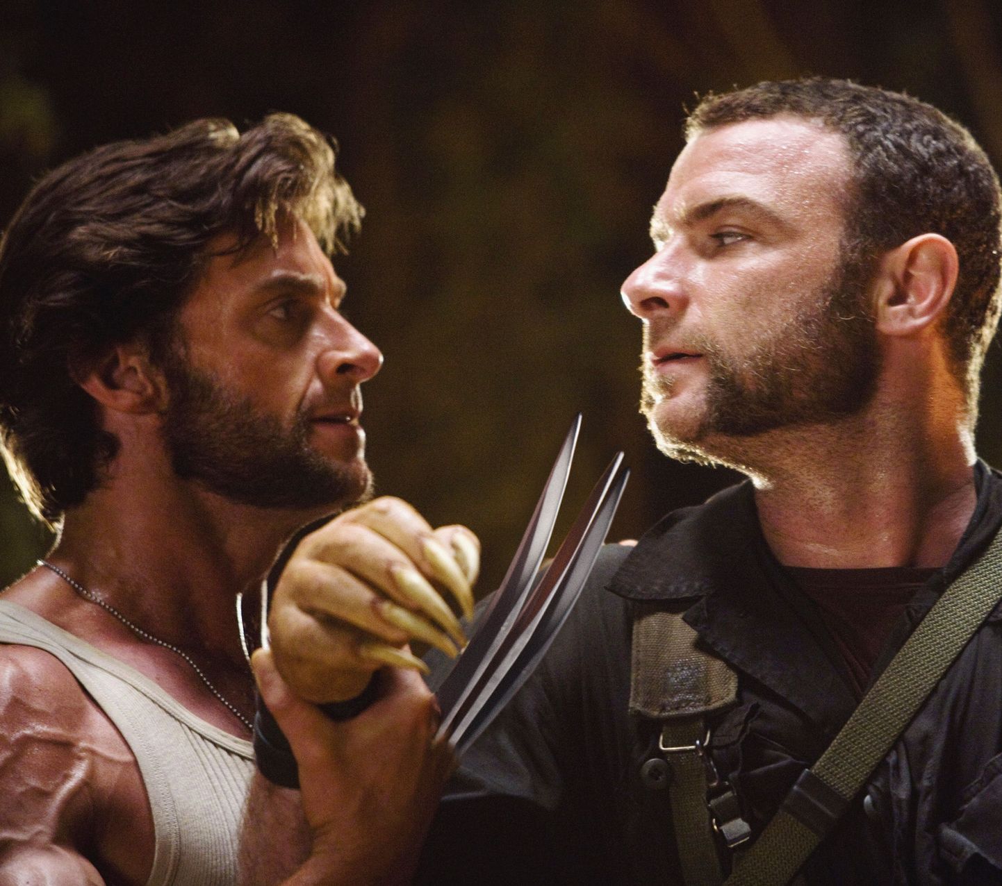 Hugh Jackman ja Liev Schreiber filmis "X-Men Origins: Wolverine"