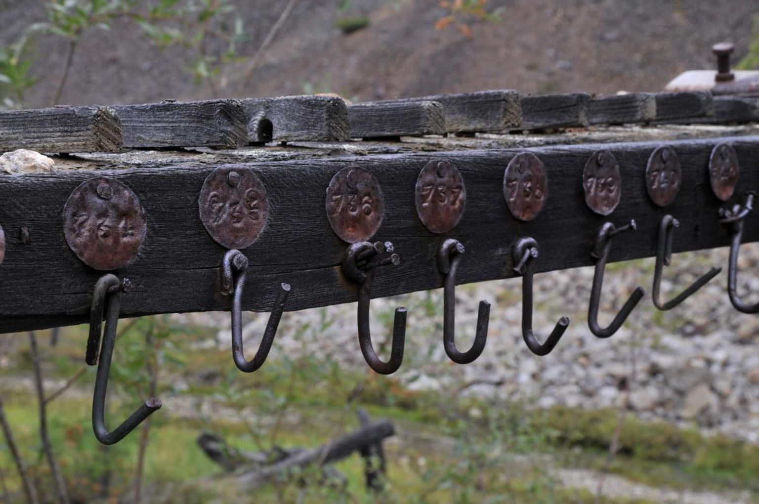 Kolõma trassil asuvast Ust-Nera asulast 30 km kaugusel asuva Aljaskitovo laagri varemed 2011. aastal. Seal, tüüpilises Kolõma vangilaagris, kaevandasid vangid volframit.