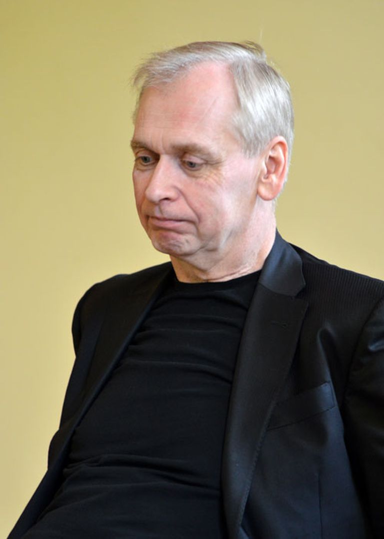 Lietuvas Valsts simfoniskā orķestra mākslinieciskais vadītājs Gintars Rinkēvičs piedalās preses konferencē par Baltijas simfonisko festivālu 