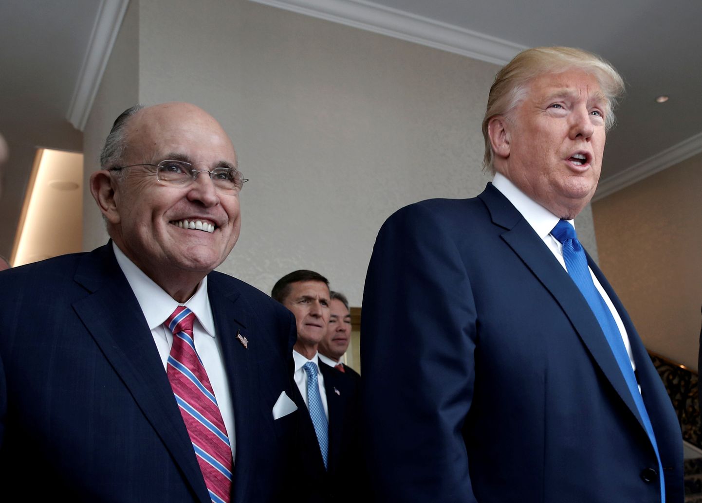 Rudy Giuliani (vasakul) ja Donald Trump.