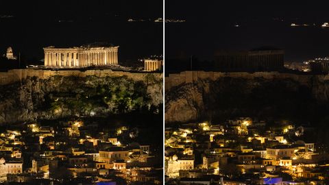 ВИДЕО ⟩ Знаковые здания погрузились во тьму в Час Земли