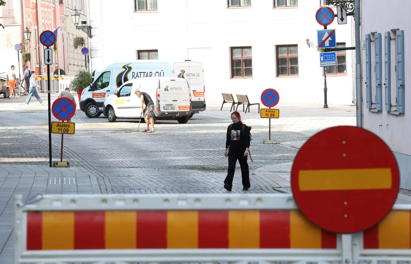 Eile suleti Ülikooli tänaval liiklusele Lydia hotelli ja Lossi tänava vaheline lõik. Tööd kestavad vähemalt kaks nädalat.