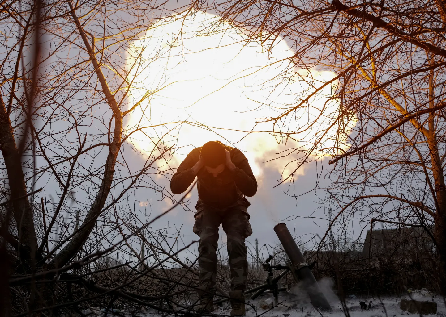 Украинский военный.