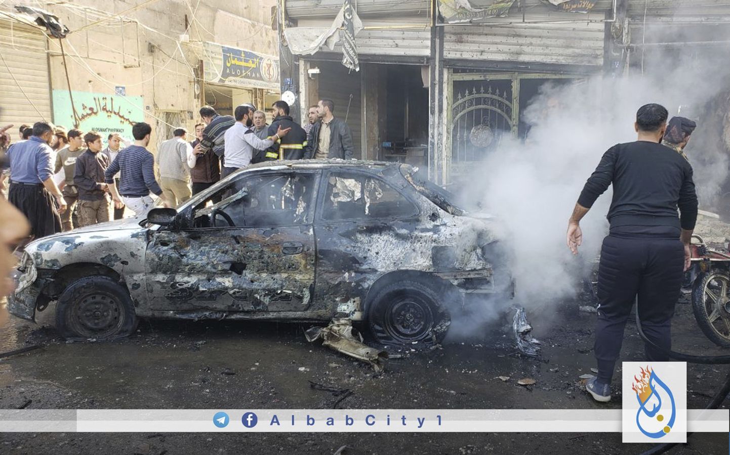 Süüria põhjaosas Al-Babi linnas plahvatanud autopomm.