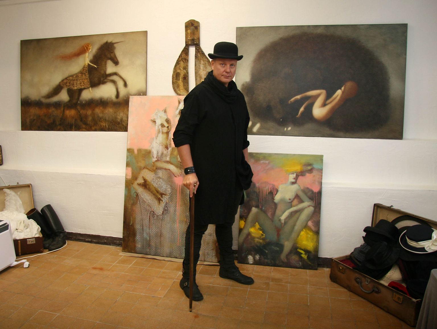 В пятницу в Йыхвиской городской галерее открывается выставка живописи Эдуарда Зеньчика.