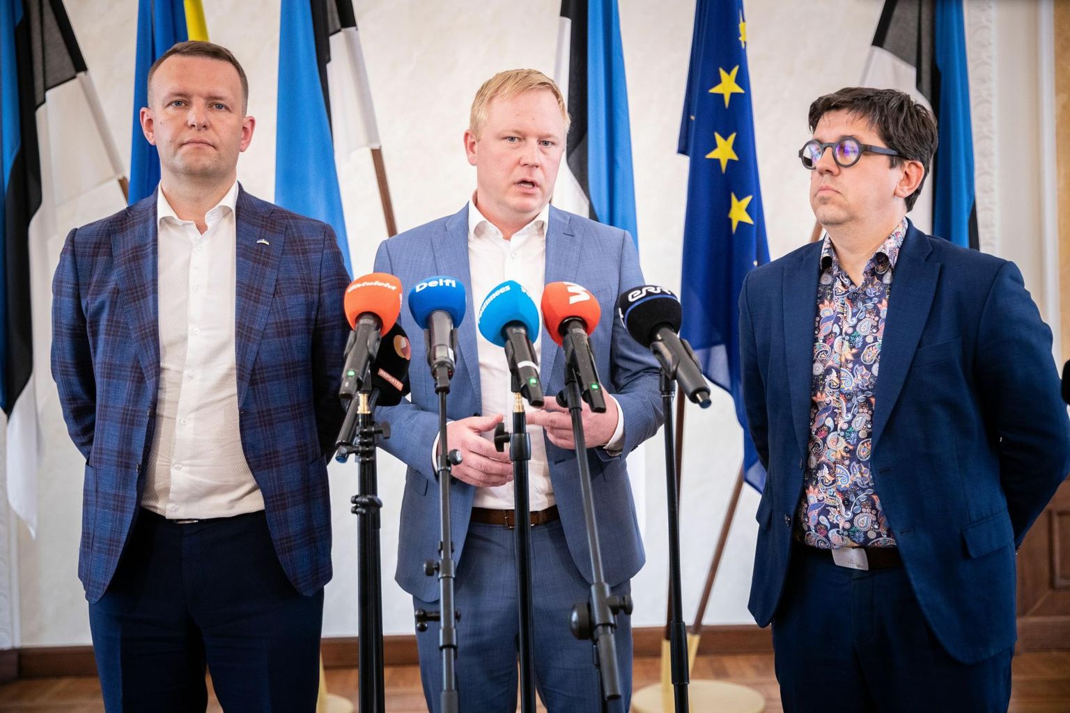 Pildil (vasakult) Lauri Läänemets, Mart Võrklaev ja Priit Sibul.