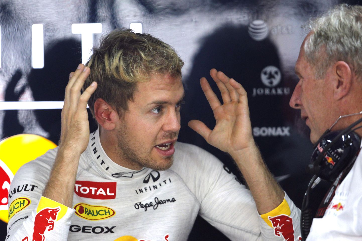 Sebastian Vettel India GP esimesel vabatreeningul