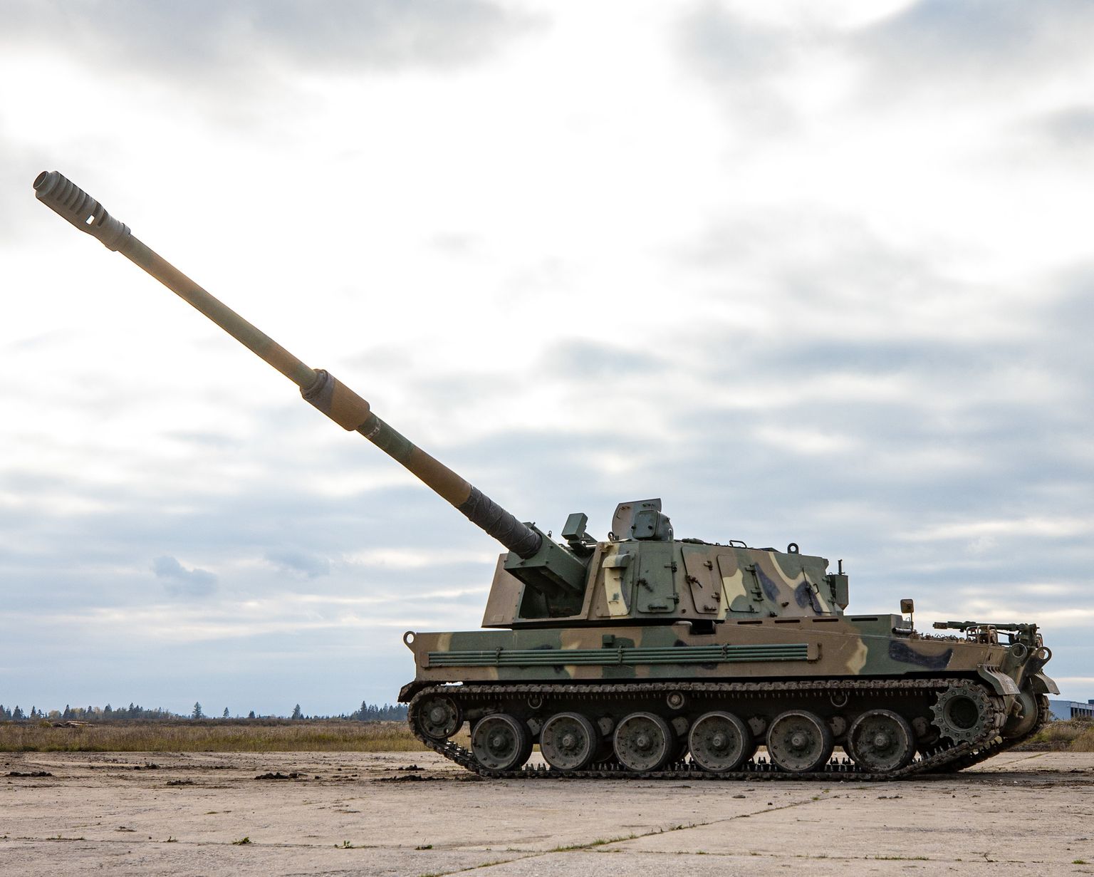 Lõuna-Koreas toodetud K9 on kasutusel ka Eesti kaitseväes.