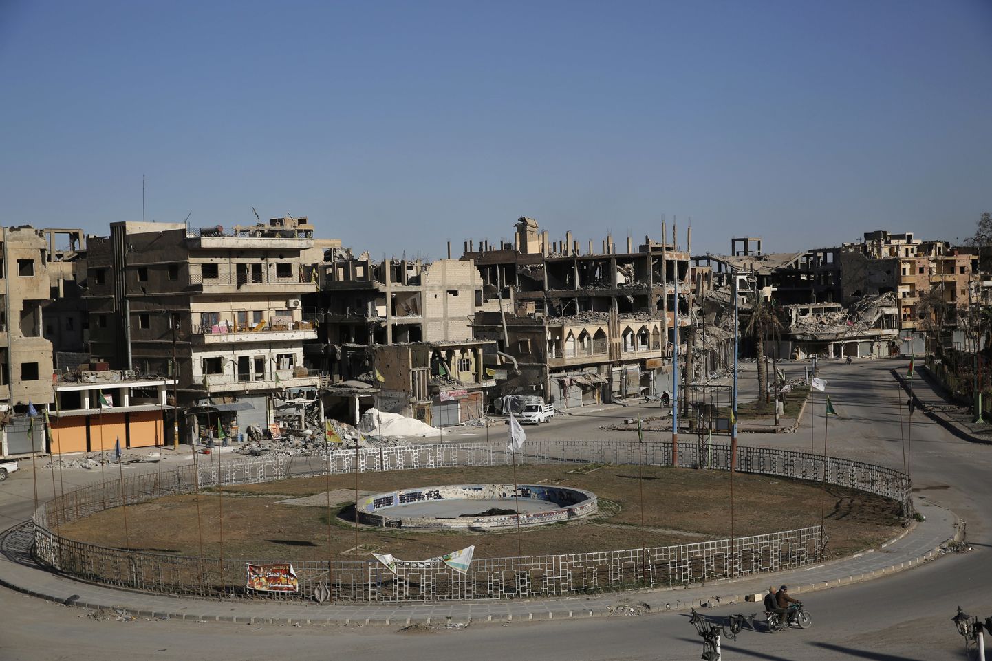 Naimi väljak Raqqas, kus islamistid avalikke hukkamisi läbi viisid.