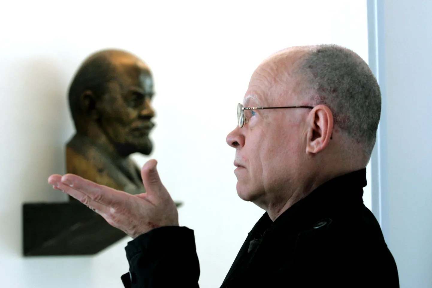 Priit Pärn aktsioonis.