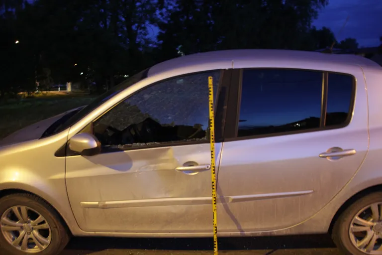 Пострадавший автомобиль Renault Clio.