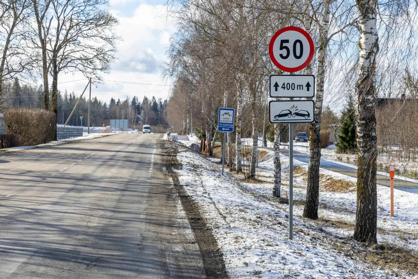 Õnnetus juhtus Taaravainu külas kohas, kus suurim lubatud sõidukiirus oli 50 km/h.